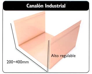 Canalón Industrial